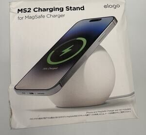 Elago MS2 Charging Stand Compatible with MagSafe Charger - Premium Silicone Stan